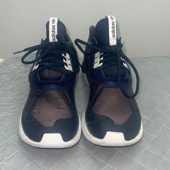 Adidas Original Tubular Runner Men's Size US 10 Sneakers Navy/White - Picture 2 of 6
